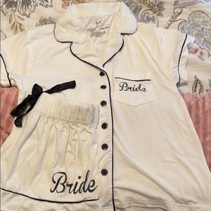 Bridal pj set